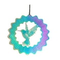 thumbnail image 4 of Bird Solar Lights Outdoor Garden Rainbow Rotating Wind Chime, 4 of 8