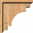 thumbnail image 3 of 7 1/2"W x 14"D x 14"H Mediterranean Smooth Corbel w/Backplate, Western Red Cedar, 3 of 9