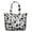Farmhouse, variant on Farmhouse Cow Travel Tote, Black and White Cow Pattern Weekender Duffel, Cute Cow Lovers Print Multipurpose Carry-on Bag