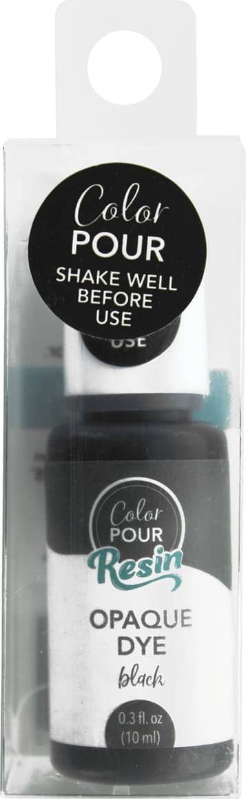 AMC Color Pour Resin Dye .3oz Opaque Black