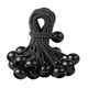 thumbnail image 2 of 20 piezas de cuerdas elásticas para pelotas de ejercicio, repuesto para lonas de lona Negro, 2 of 9