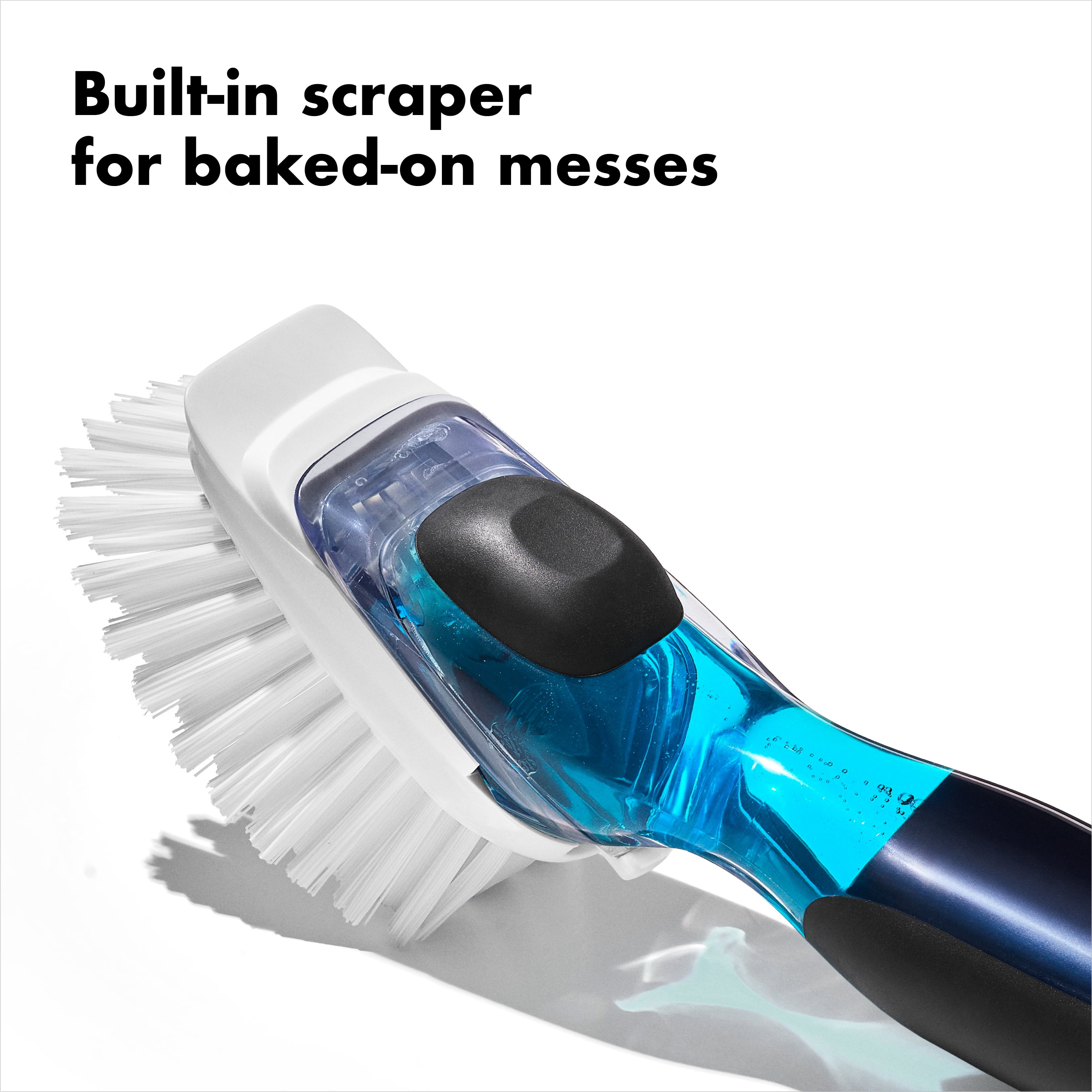 (2 pack) OXO Soap Dispensing Dish Brush with Storage Set