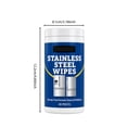 thumbnail image 3 of NIUBWJL Stainless Steel Cleaning Wipes Streak-Free For Appliances Surfaces Cleans Polishes Fingerprints Grime Grease10ml, 3 of 7