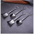 thumbnail image 5 of Stainless Steel Mixing Spoon, Dessert Spoon, Coffee Spoon, Creative Spade Shaped Shovel, 5 of 5