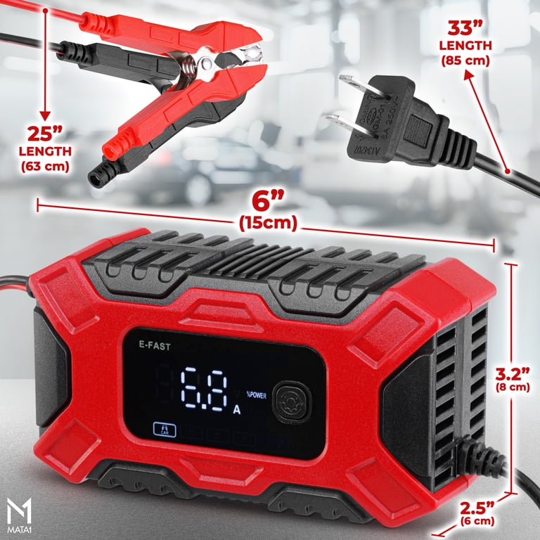 Mata1 6-Amp Smart Trickle Charger & Maintainer, 12V photo 7