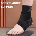 thumbnail image 2 of Ankle Brace Super Soft Breathable High Elastic Sweat Absorption Compression Strap Belt Ankle Protector Sports Supplies, 2 of 7