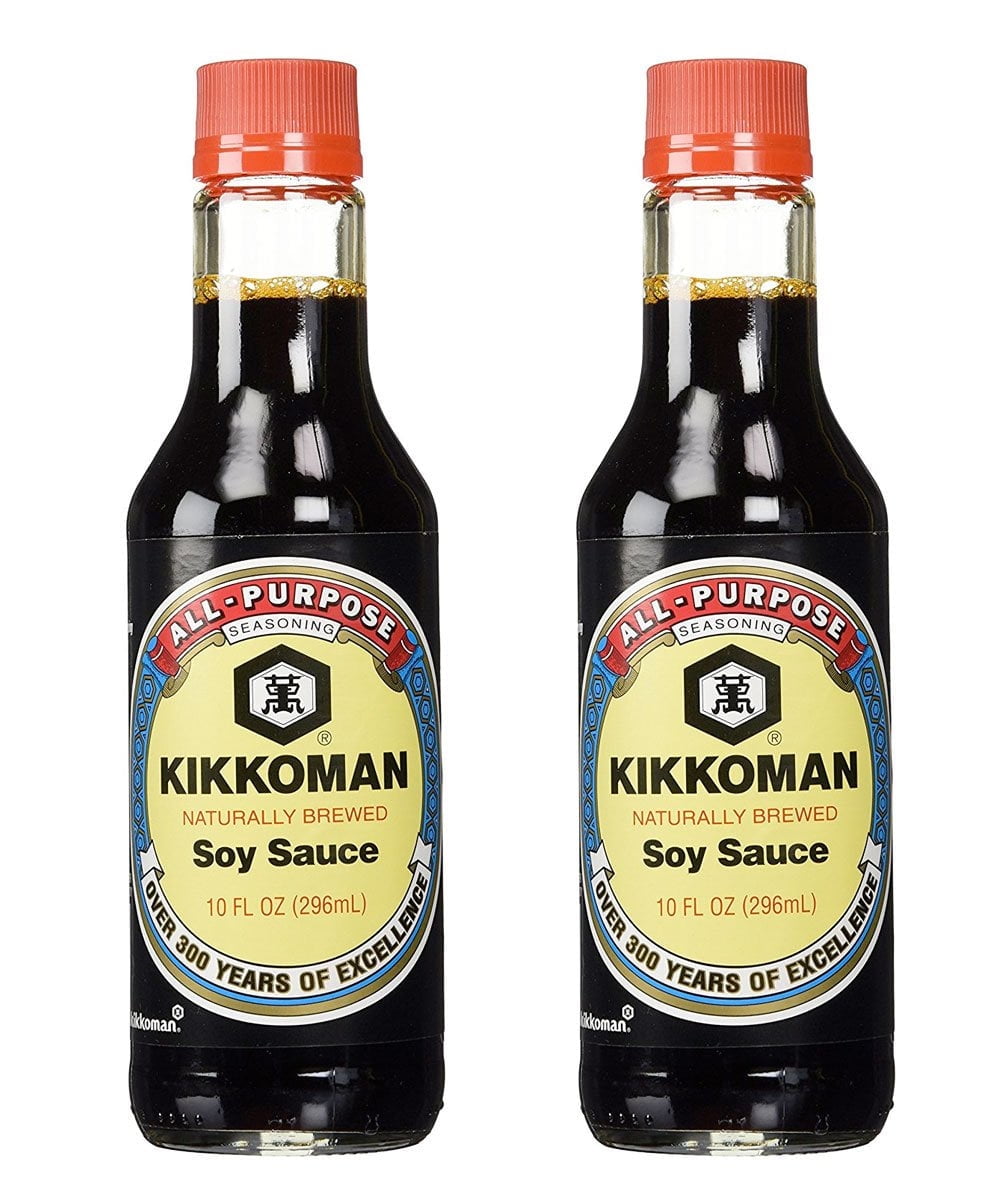 (4 pack) Kikkoman Soy Sauce (10 oz.) - Pack of 2