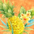 thumbnail image 4 of Gango Home Decor Beautiful Watercolor-Style Tropical Hisbiscus, Pineapple & Flamingo Set; Three 12x12in Art Prints in Black Frames, 4 of 7