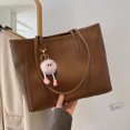 thumbnail image 3 of Bolso de mano sencillo y de gran capacidad para mujer, bolso de hombro sencillo y de gran capacidad, bolso de mano de moda de otoño para mujer, 3 of 6