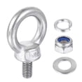 thumbnail image 3 of Uxcell Lifting Eye Bolt M Male Thread with Hex Screw Nut Gasket 0.39x 0.24 inch, 3 of 5