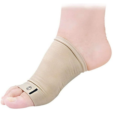 Mars Wellness Metatarsal Compression Arch Support Sleeve - Cushioned Gel Foot Sleeves - Flat Feet, Plantar Fasciitis, Foot Pain Relief, Heel Spurs - One Size Fits All - 2 Pairs
