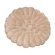 thumbnail image 5 of Cojín de suelo de felpa cómodo para silla, cojín de suelo para oficina, sofá y hogar. Caqui redondo, 5 of 9