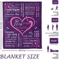 thumbnail image 4 of LHSHID 40th Birthday Gifts for Women Blanket 40th Birthday Gifts Ideas Birthday Gifts Throw Blanket Women 40th Birthday Gifts for Sister Wife Mom 40 Year Old Birthday Gift Ideas 50x60in, 4 of 6