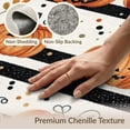 thumbnail image 6 of ODIKA 4'x6' Washable Area Rug Pet Friendly, Non-Shedding Halloween Door Striped Pumpkin Cluster Farmhouse Fall Spotted Doormat for Bedroom, Reading Nook, 6 of 7