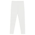 thumbnail image 5 of IEFIEL Kids Girls Figure Skating Pants Sparkly Rhinestones Gymnastics Exercise Acrobatics Leggings White 8, 5 of 6