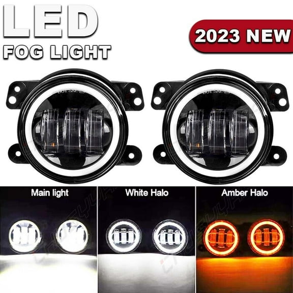 4" Inch Fog Light Driving Lamp 30W Right Left Side Car Accessories，Pack of 2