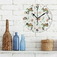 thumbnail image 3 of Dreamtimes Watercolor Underwater Sea Turtles Wall Clock, 10 Inch Silent Non Ticking Round Clock Oil Painting Clock Easy to Read Clock for Living Room Bedroom Bathroom Home Decor, 3 of 7