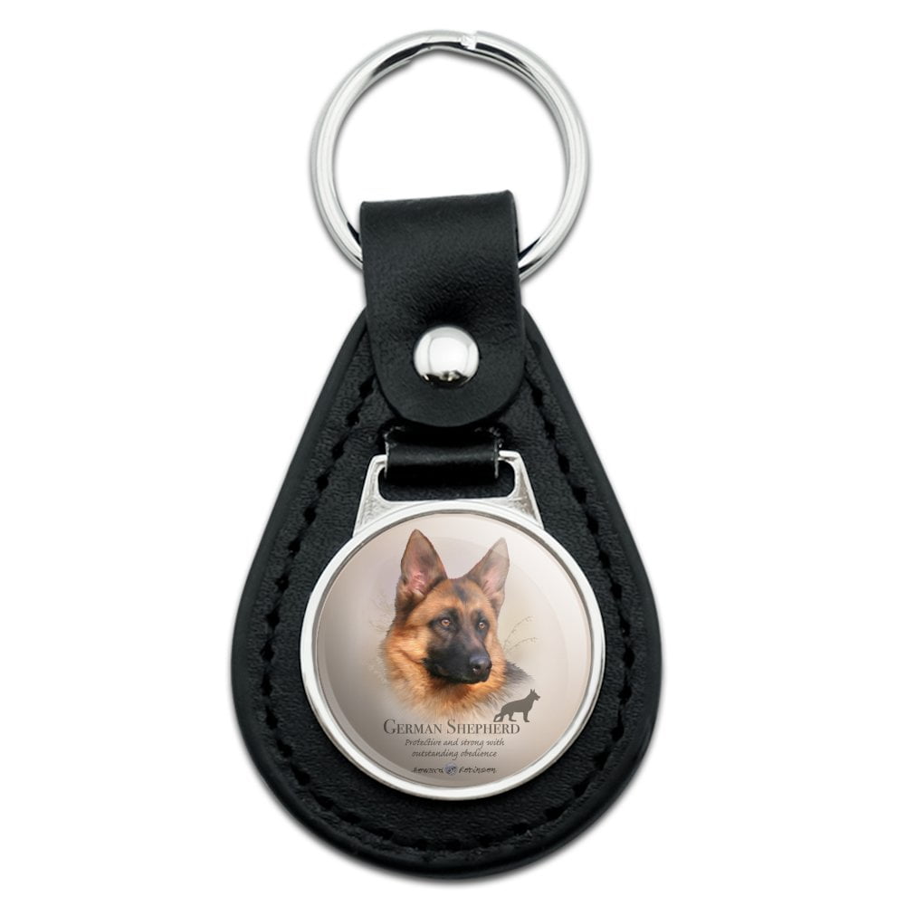 Home is Where the Dog Hair Sticks to Everything But The German Shepherd Keyring 
