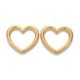 thumbnail image 2 of Ion Plating(IP) 304 Stainless Steel Linking Rings Heart Golden 28.5x32x2.5mm Inner Diameter: 22.5x24mm, 2 of 3
