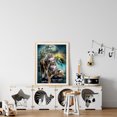 thumbnail image 4 of Cuadros Decorativos 5D bricolaje taladro redondo completo diamante pintura lobo dibujo Likrtyny embutido en tela, 4 of 7