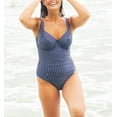 thumbnail image 4 of Panache Paloma Balcony Underwire Swimsuit (SW1720),38K,Navy Gingham, 4 of 5
