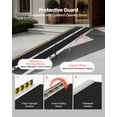 thumbnail image 4 of VEVOR Portable Wheelchair Ramp, 12FT, Non-Slip Aluminum Folding Handicap Ramp for Wheelchair, 800 lbs Capacity, Door Threshold Ramps, 4 of 9
