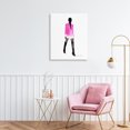 thumbnail image 3 of Stupell Industries Art Deco Girl In Pink Jacket Canvas Art, 16 x 20, by Simone Elum, 3 of 7
