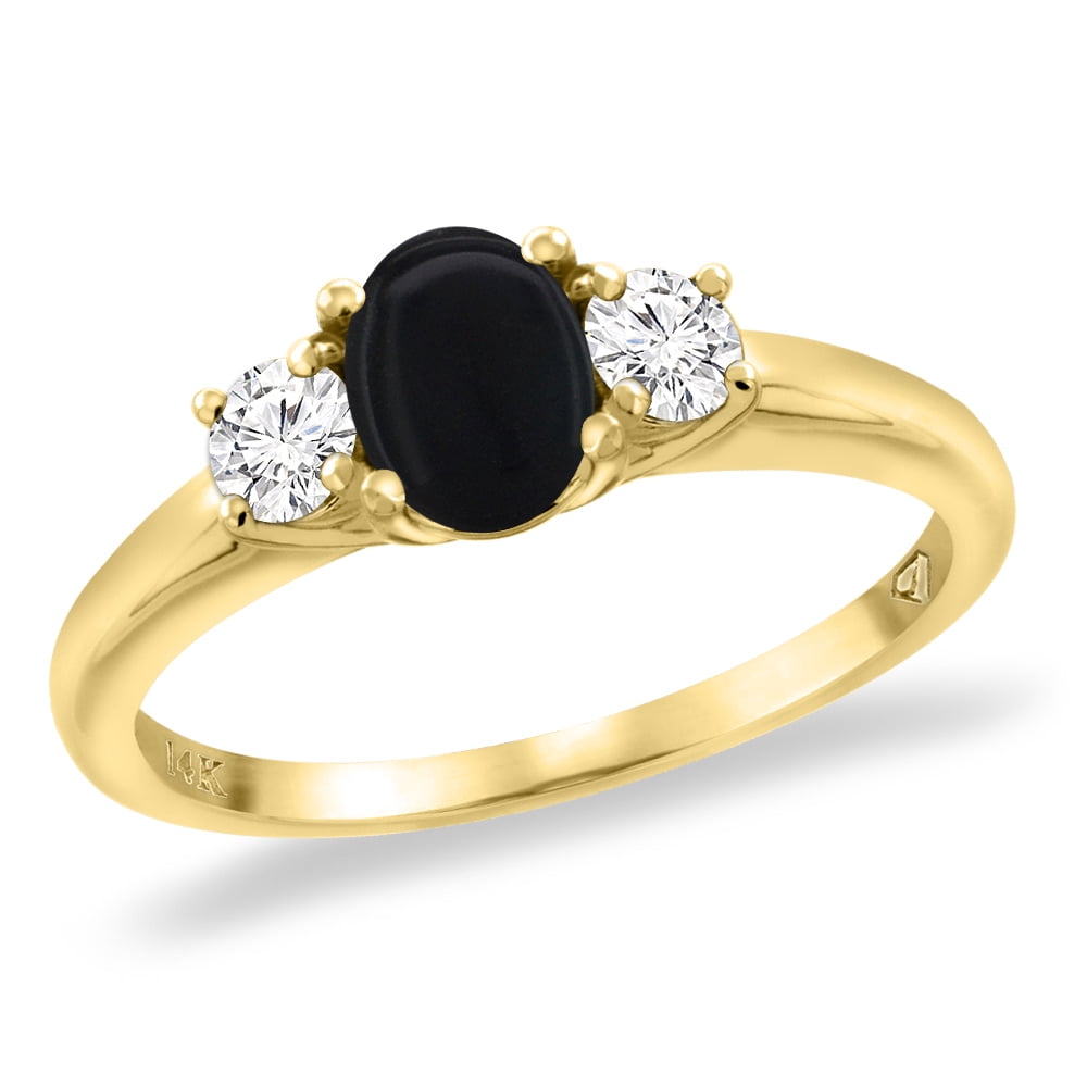 Sabrina Silver 14k Yellow Gold Natural Black Onyx Engagement Ring Diamond Accents Oval 7x5 Mm Size 5 Walmart Com Walmart Com Sabrina Silver 14k Yellow Gold Natural Black Onyx Engagement Ring Diamond Accents Oval 7x5 Mm Size 5 Walmart Com Walmart Com