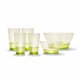 thumbnail image 1 of Juego de Bowls con 4 vasos Ideen Stores de Acrilico Color Amarillo - 6 Piezas, 1 of 1