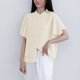 thumbnail image 5 of Camisas de Manga Corta para las Mujeres Casual, Botón de Cuello en V de la Moda de Verano, Top Suelto/Camisa Casual, 5 of 8