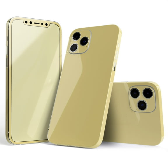 DesignSkinz Light Yellow Pastel Color Full-Body Skin Decal Wrap Cover for iPhone 16