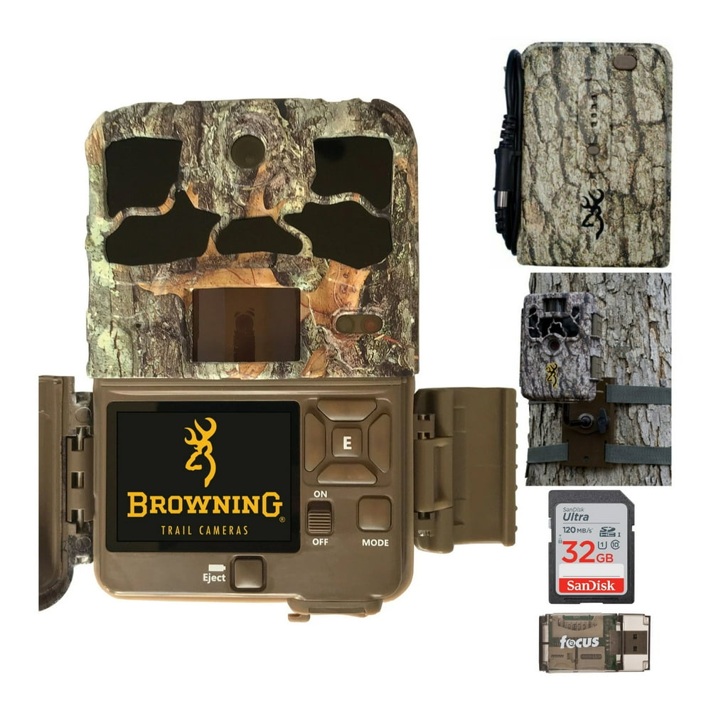 Browning Trail Cameras 20MP Spec OPS Edge Trail Camera with Power Pack