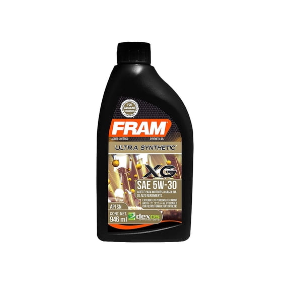 Aceite De Motor Fram Ultra Sintético 5W30 Botella 946 Ml