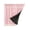 Pink, variant on Double Layer Blackout Curtains with Thermal Insulation – Room Darkening Drapes for Bedroom, Living Room, or Bay Window, Blue Polyester, 39.3 x 35.4 Inches, 1 Piece