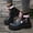 Black, variant on Boots for Women Fashion Round Toe Comfy Block Heel Ankle Booties British Versatile Heart Deco Walking Shoes