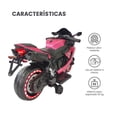 thumbnail image 4 of Moto Montable para Niños Electrica The Baby Shop - 628 Luz LED 12V Rosa -, 4 of 7