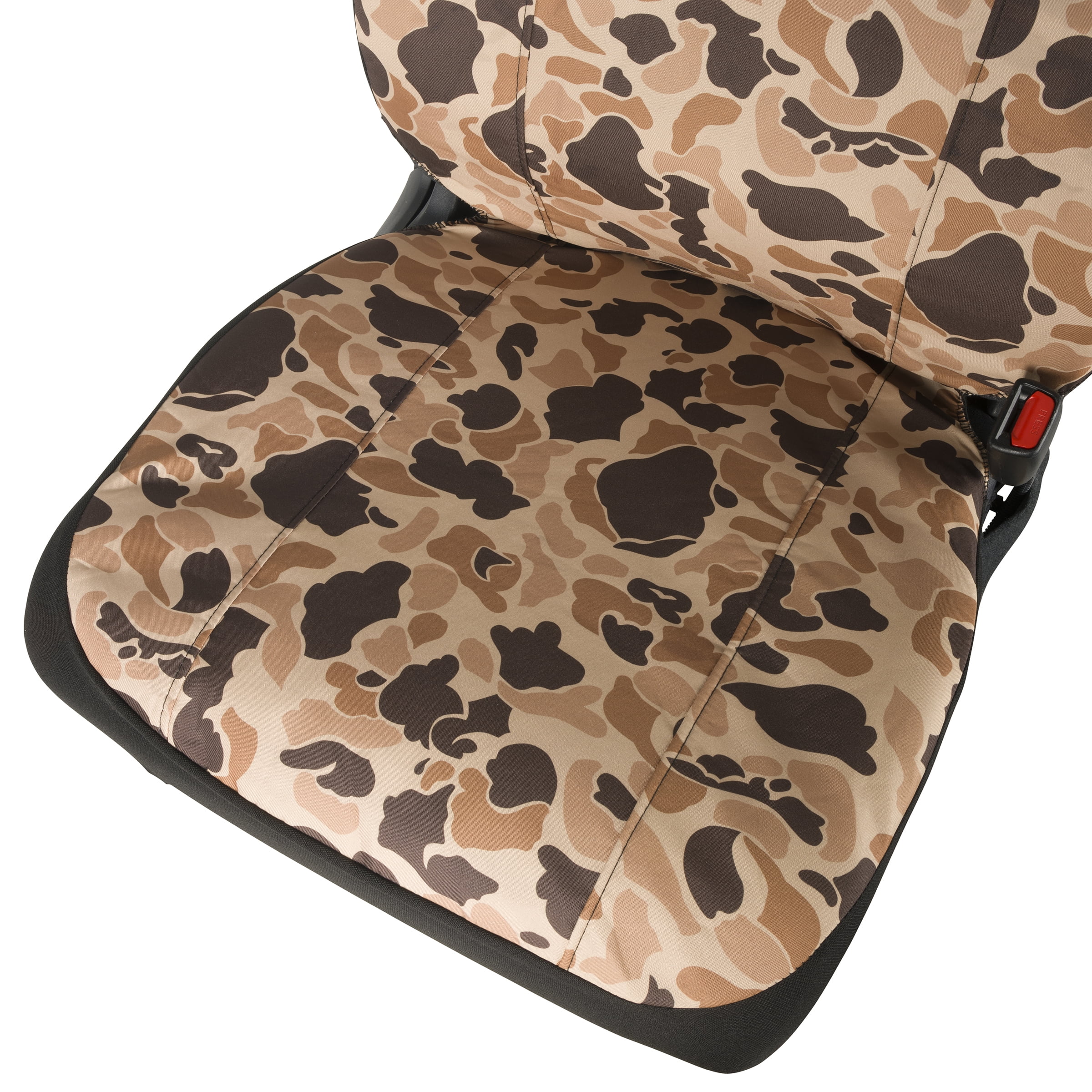 Browning Universal Low Back, Water and Dirt Resistant Car, Truck, and SUV Seat Covers, Arms Co. (Tan Duck Camo)