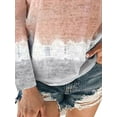 thumbnail image 4 of FASHIONWT Women Plus Size Digitally Printed Long Sleeve Tie Dye Round Neck Top, 4 of 4