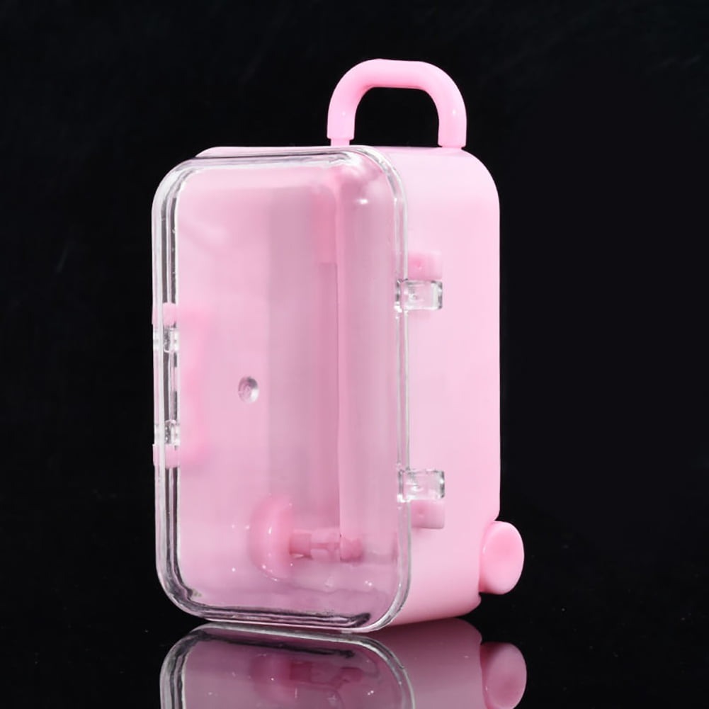 Mini Travel Suitcase Box Wedding Favors Party Reception Candy Sweet Toy AA 
