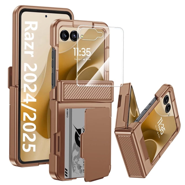 Funda GooseBox para Motorola Razr 2025 tipo cartera con soporte RFID
