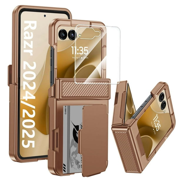 Funda GooseBox para Motorola Razr 2025 tipo cartera con soporte RFID