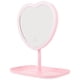 thumbnail image 3 of Espejo de maquillaje Led recargable por USB, espejo de escritorio con forma de corazón para mujer, 3 of 7