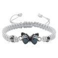 thumbnail image 5 of Herrnalise Butterfly Charm Bracelet, AdjustableHand Woven Bracelets, Cute Butterfly Charm Bracelets, Bracelet Suitable for Valentine's Day Bracelet Girlfriends Butterfly Jewelry, 5 of 8