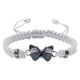 thumbnail image 1 of Pulseras para mujer, regalos para mujer, pulsera para enamorados, pulsera tejida a mano para San Valentín, joyería para novias, pulsera con dije de mariposa., 1 of 2