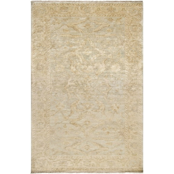 Hauteloom Perrysville Wool Living Room, Bedroom Area Rug - Traditional - Beige, Dark Red, Peach - 10' x 14'