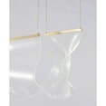 thumbnail image 6 of Living Design 3-Light L31.5'' Three Light Acrylic Crumbled Sheet Pendant Island Light with Gold Hardware, 6 of 6