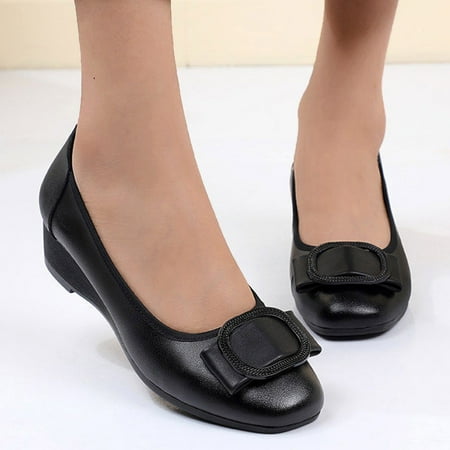 

HIBRO Fashion Womens Breathable Lace Up Shoes Wedges Casual Shoes