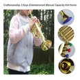 thumbnail image 3 of Maoww Child Trumpet Compact Size No Burrs Craftsmanship 3 Keys Learning Prop Sweet Gift Educational Instrument Exquisite Toy Horn, 3 of 8