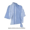 thumbnail image 3 of Blusa George para Dama, Camisera Corta con Amarre Estampado Azul T M, 3 of 4