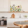 thumbnail image 6 of Spring Floral Wall Art Painting on Canvas, Yellow Flowers Pastoral Botanical Rustic Canvas Art Home Prints Wall Art Framed Modern Artwork for Living Room Bedroom Wall Decor 12x12in, 6 of 9